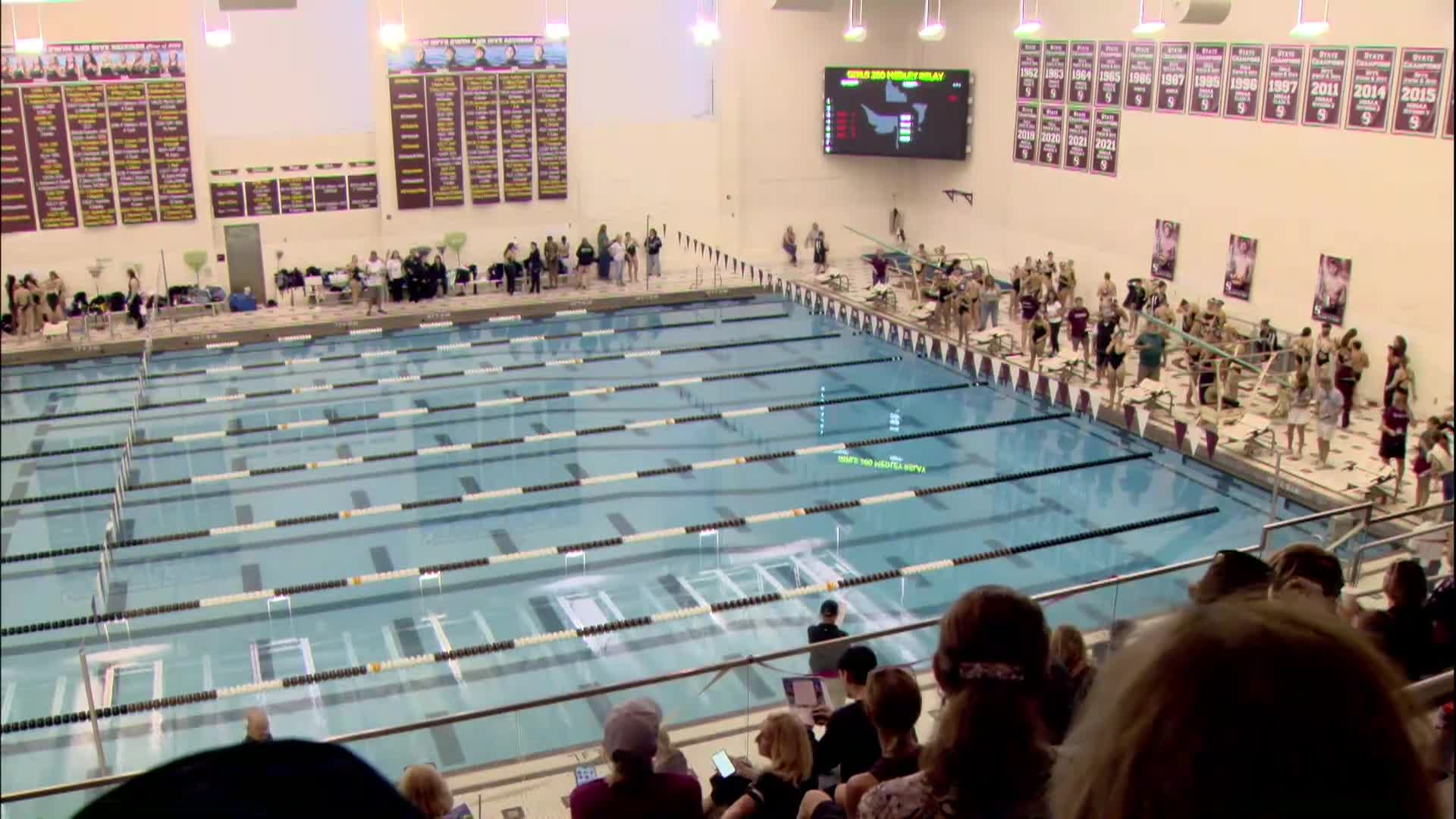 BACB Sports Girls Swim and Dive Groves Falcons vs Seaholm Maples 2025