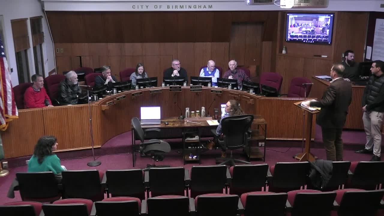 City of Birmingham Planning Board Meeting on January 28, 2026
