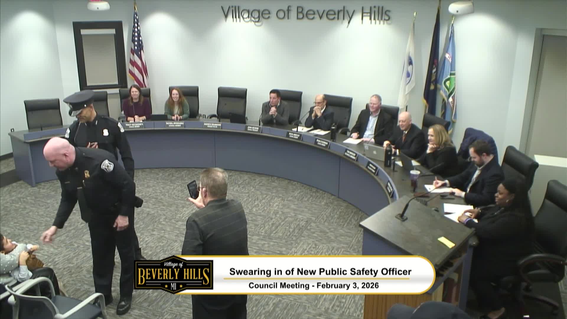 Village of Beverly Hills Council Meeting on February 3, 2026