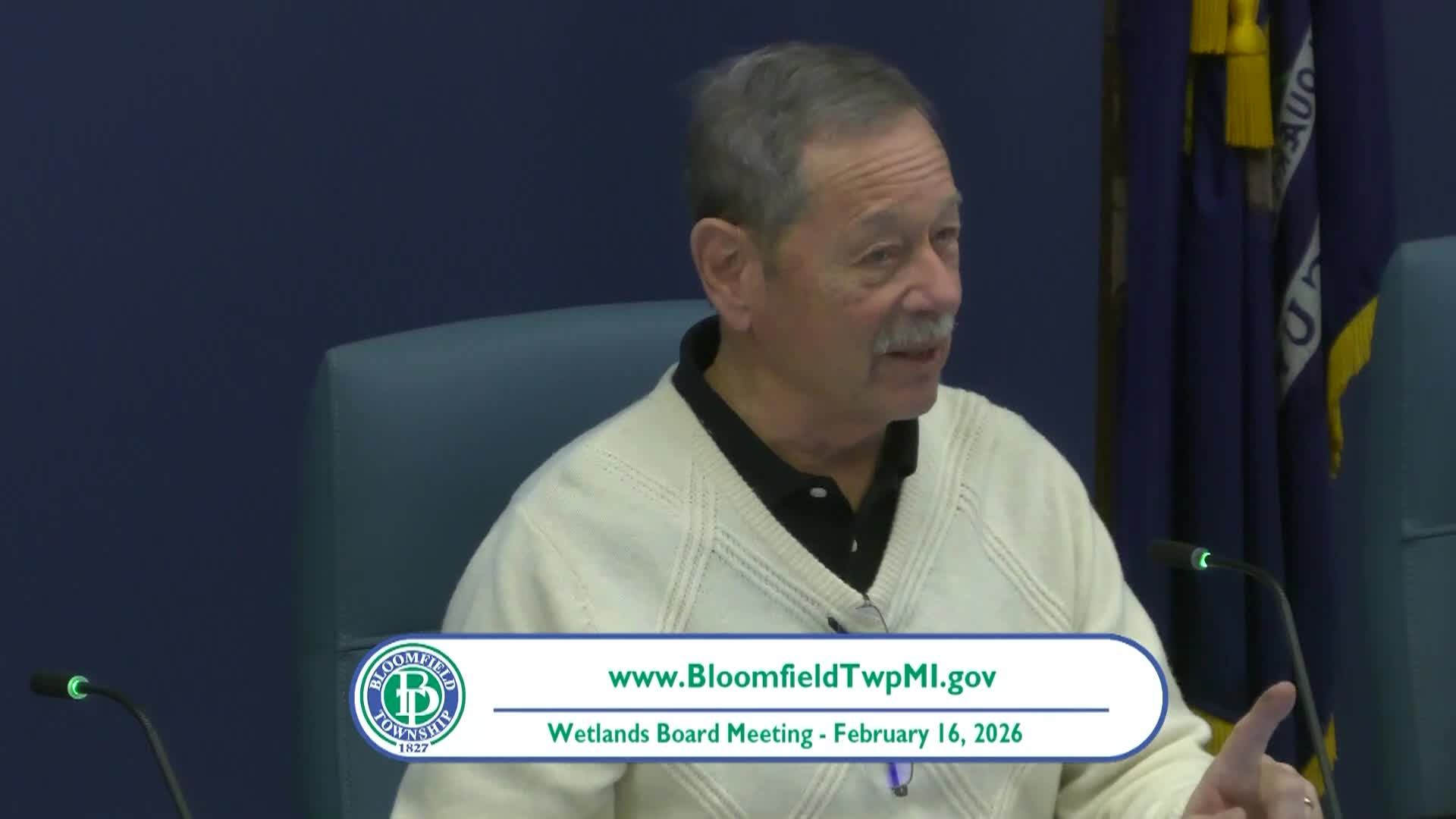 Bloomfield Township Planning Commission Meeting on February 16, 2026